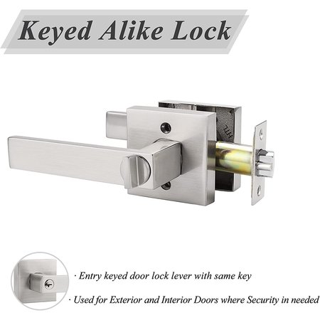 American Imaginations 4.7-in. W Door Lock_ AI-36426